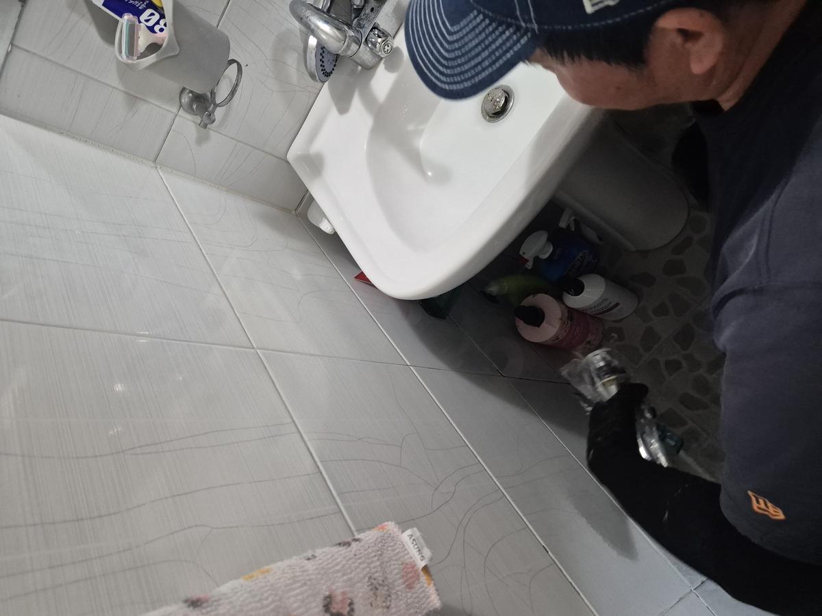 비봉면 교체 작업 현장